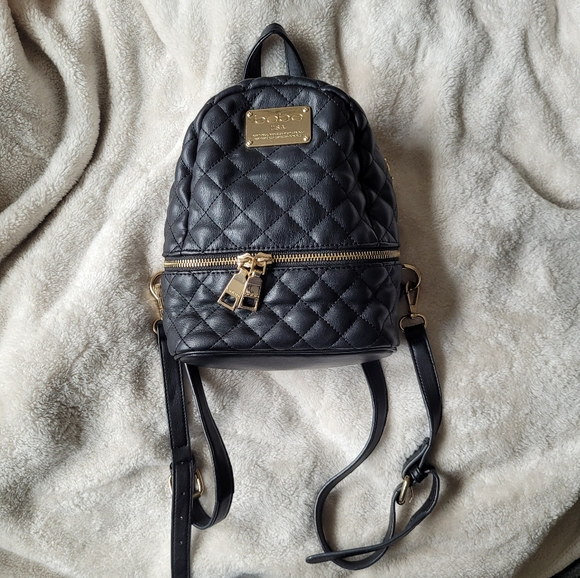 Black Mini Backpack - Picture 3 of 8